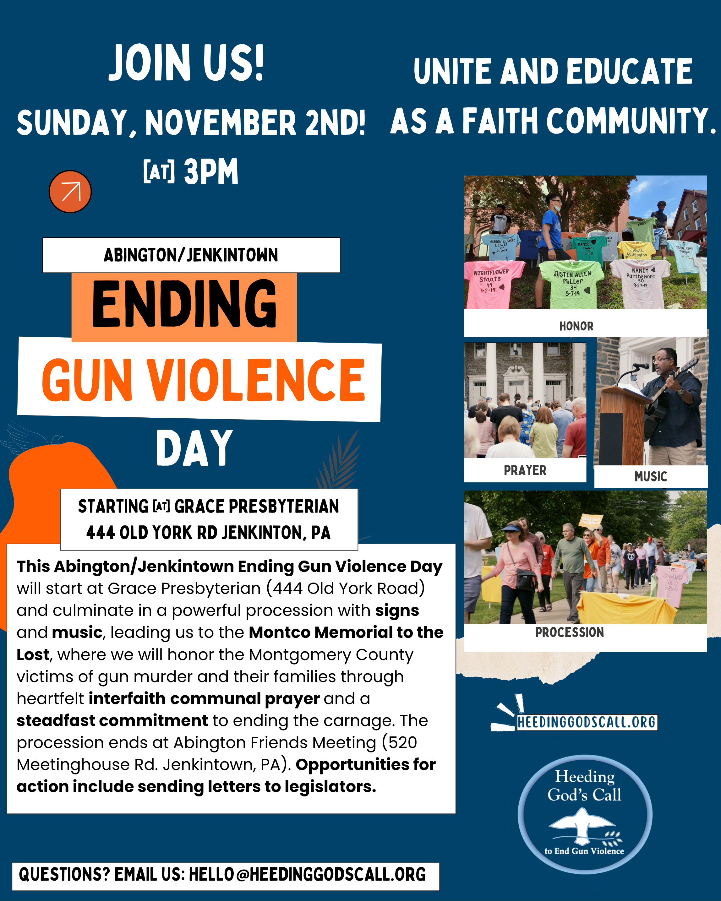 Flyer, Heeding, Abington-Jenki
